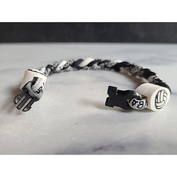 Volleyball Themed Braided Bracelet - Picture 8 of 10